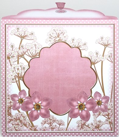 Pink Fmk Time 7x7inch Easy Assemble Envelope Mini Kit by Elena Pavlova