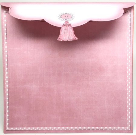 Pink Fmk Time 7x7inch Easy Assemble Envelope Mini Kit by Elena Pavlova