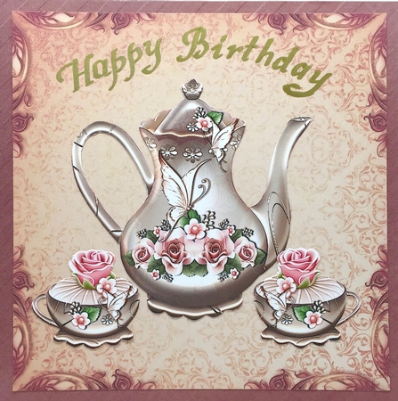Cream Wedding Invitation Teapot by Elena Pavlova