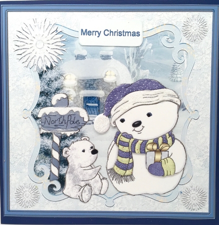 Which Way Do We Go Snowman Card by Elena Pavlova