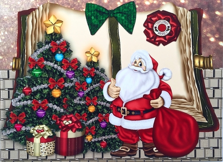 Christmas Book Santas Presents Mini Kit by Elena Pavlova