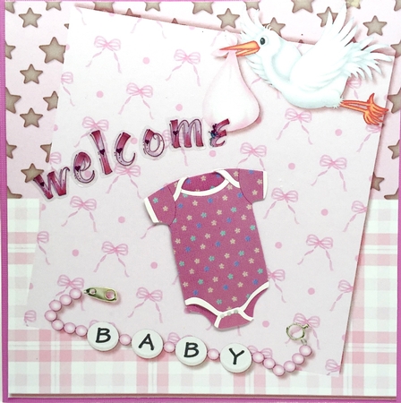 New Baby Girl Insert by Elena Pavlova
