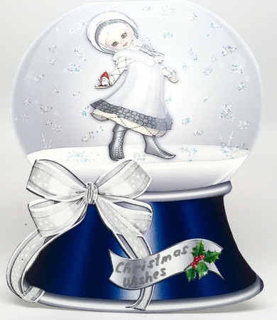 Winter Greetings Snow Globe Card Kit by Elena Pavlova