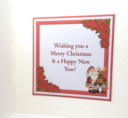 Such Deer Friends Christmas Insert by Elena Pavlova