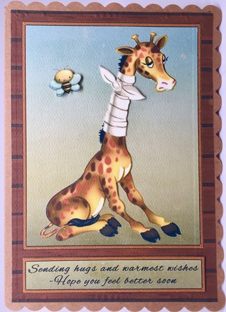Get Well Giraffe by Elena Pavlova