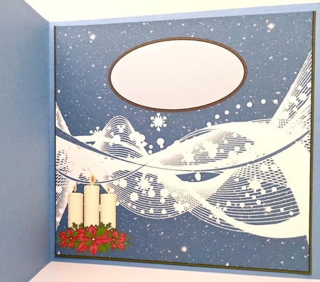 Christmas Candles Insert by Elena Pavlova