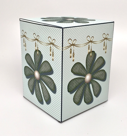 Little Green Gift Box by Elena Pavlova