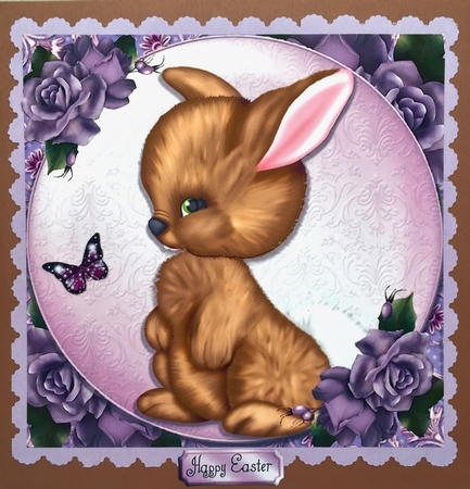 Gorgeous Brown Bunny 8x8 by Elena Pavlova