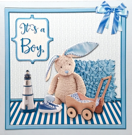 Its a Boy Baby Shower Card by Elena Pavlova