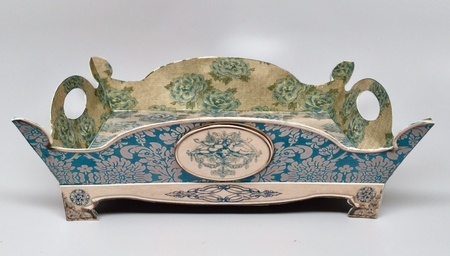 Shabby Chic French Vanity Set - Blue by Elena Pavlova