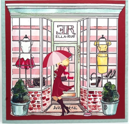 3 SHOPPING GIRL LADIES CLIP ART CU Friendly by Elena Pavlova