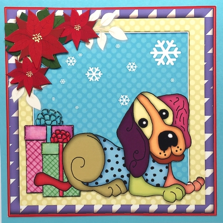 Raggy Xmas Dogs  Sheet 4 by Elena Pavlova