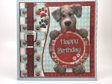 Doggie Greetings Cardfront/Topper by Elena Pavlova