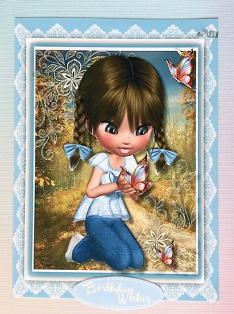 Little Butterfly Catcher by Elena Pavlova