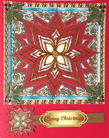 Christmas Festive Square Topper 1 by Elena Pavlova
