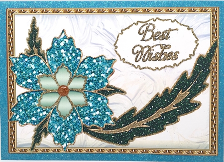 Glitter Flower Topper by Elena Pavlova