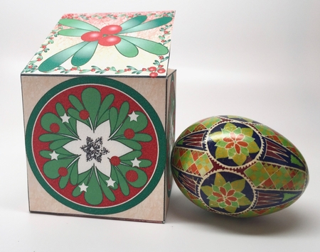 All In One Gift Box - Christmas Berries and Diamonds by Elena Pavlova