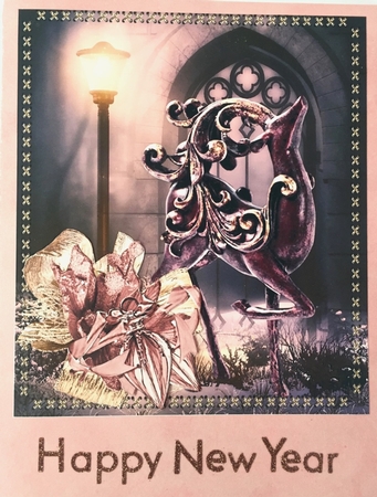Holiday Classic Topper with Decoupage by Elena Pavlova