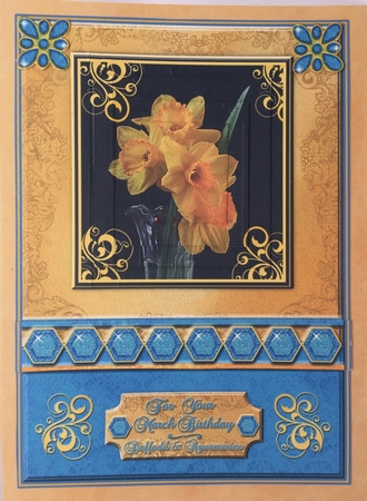 Birthstone and Birth Flower - March by Elena Pavlova