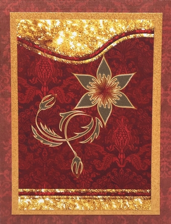 Gold floral mix  by Elena Pavlova
