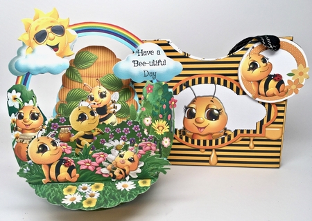 Whats the Buzz? Rock the Shelf Card & Gift Bag Kit by Elena Pavlova