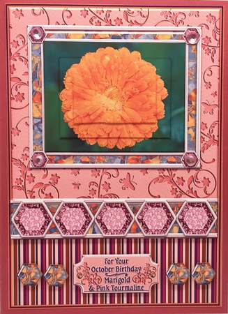 Birthstone and Birth Flower - October by Elena Pavlova