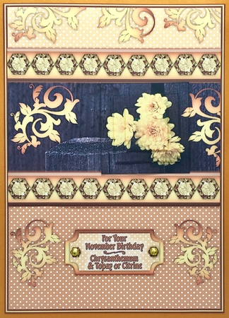 Birthstone and Birth Flower - November by Elena Pavlova