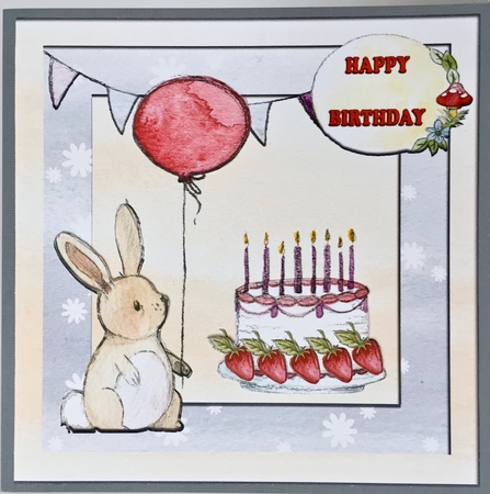 Birthday - Bunny by Elena Pavlova