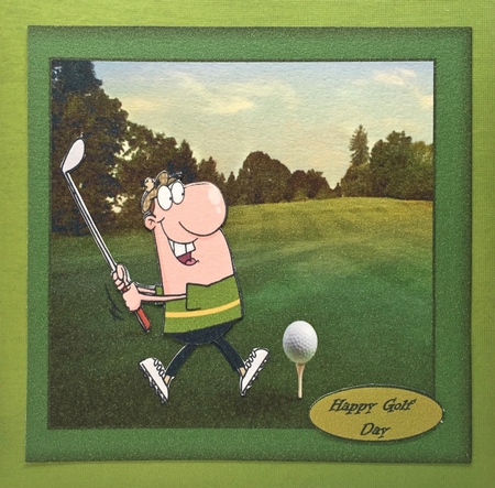 its a golf day by Elena Pavlova