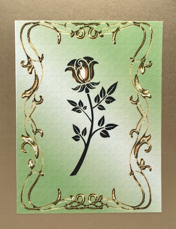 Golden vintage flora  by Elena Pavlova
