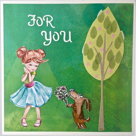 Little Ladies 1 Watercolour cut-Outs by Elena Pavlova