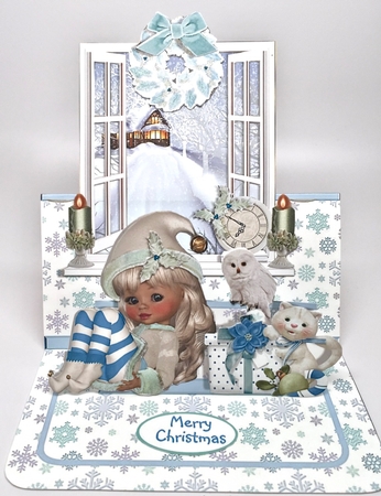 WINDOWS ON THE WORLD - Waiting for Santa by Elena Pavlova