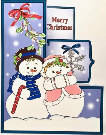 USK  Mr & Mrs Snowman by Elena Pavlova