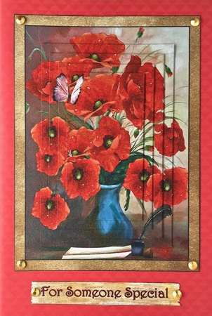 Poppies Mini Kit Pyramid Rectangle by Elena Pavlova