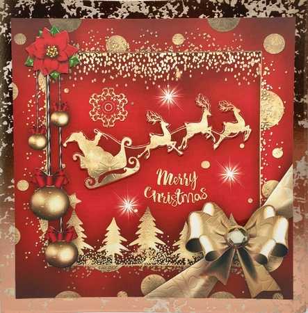 Christmas Golden Red Bumper Kit by Elena Pavlova