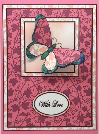 Pop-up Butterflies -  Purple & pink by Elena Pavlova