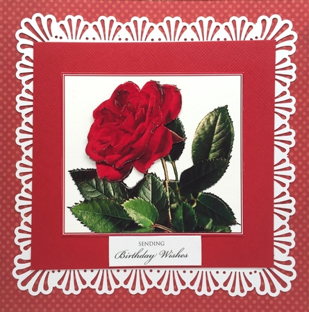 Simple Red Rose Decoupage Featured Gallery Photo