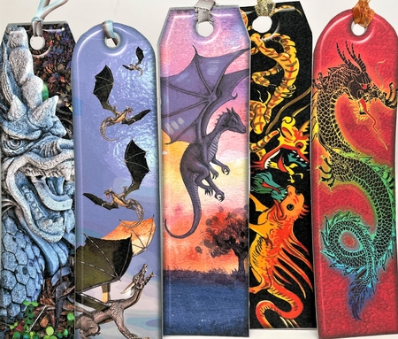 JJ ASSORTED BOOKMARKS DRAGONS by Elena Pavlova