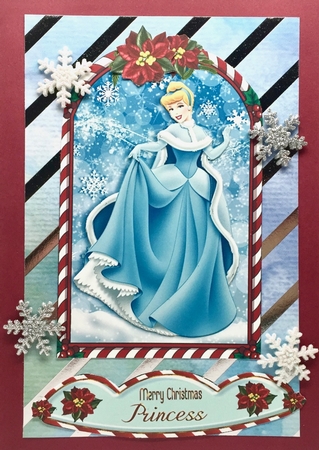 Candy Cane Frame Princess Topper 12 by Elena Pavlova