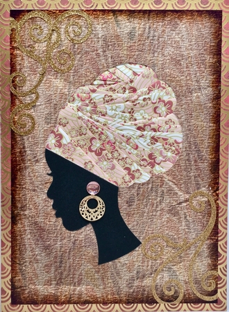 African Lady Portrait Kit by Elena Pavlova