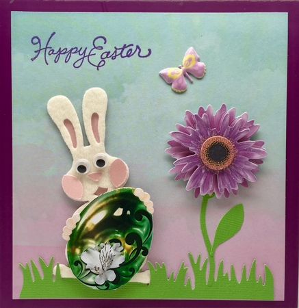 Easter Eggs With Flower by Elena Pavlova