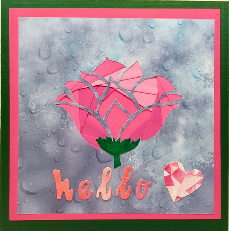 Dream Flower Iris Folding Pattern by Elena Pavlova