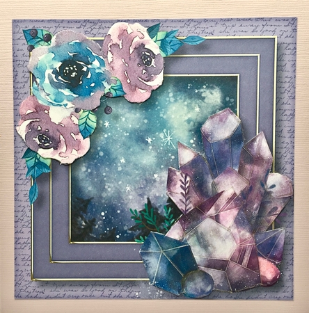 The Crystals 8x8 by Elena Pavlova