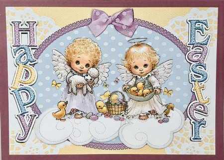 Happy Easter #2 - A5 Card Front by Elena Pavlova