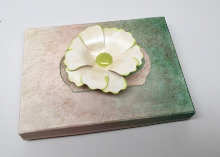 Vintage Musical Roses Peach & Green A5 Stationery Kit by Elena Pavlova