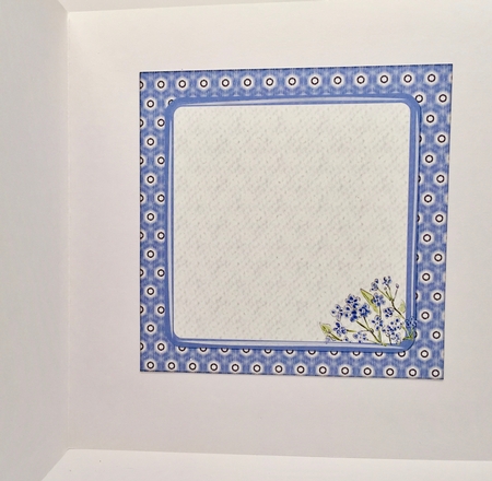 FORGET-ME-NOTS: 8x8 Card Front 4 Sheet Mini Kit With Bonus Floral Background & Commercial Use by Elena Pavlova