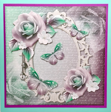 Rose and Butterfly Soft 6 by Elena Pavlova