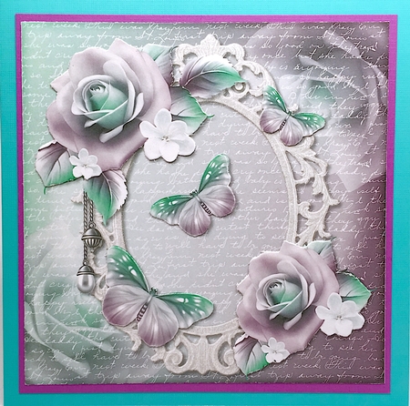 Rose and Butterfly Soft 6 by Elena Pavlova