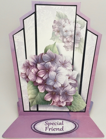 Art Deco Stacker - Purple Pastels by Elena Pavlova