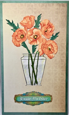 Poppy Watercolor Cut Outs by Elena Pavlova
